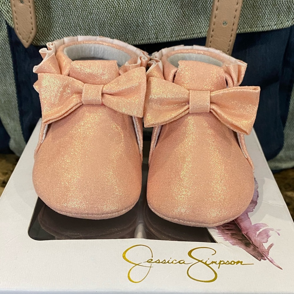 Jessica Simpson Pink Baby Girl shoes Size 2